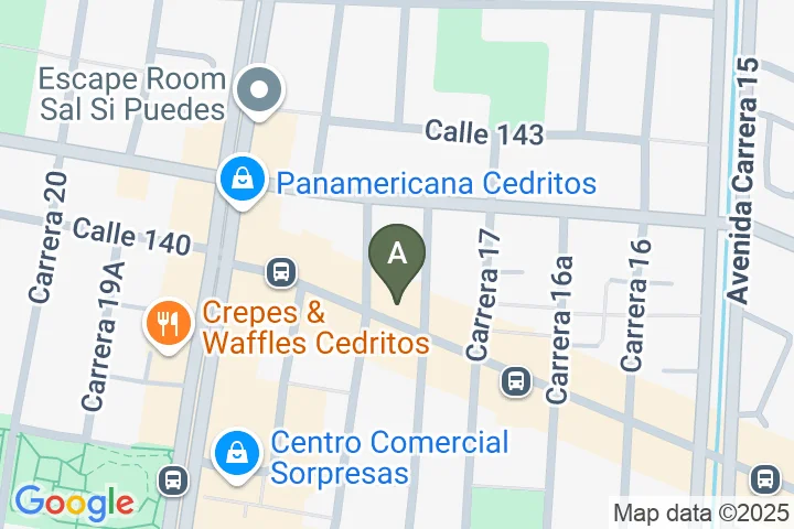 Mapa Sede Cedritos